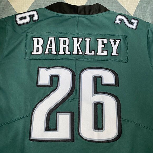 Saquon Barkley #26 Vapor FUSE Jersey Midnight Green - Picture 7 of 7